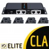 Splitter HDMI sur Ethernet 4 ports 40 Mètres avec loop-out et POE