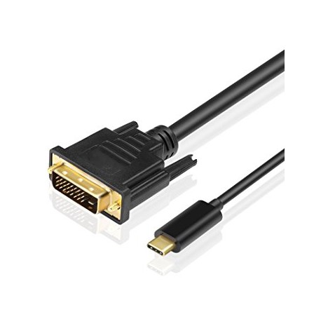 Câble USB Type-C vers DVI Dual Link Câble USB Type-C vers DVI Dual Link