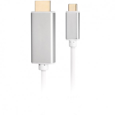 Câble aluminium USB Type-C vers HDMI 1.8M Câble aluminium USB Type-C vers HDMI 1.8M