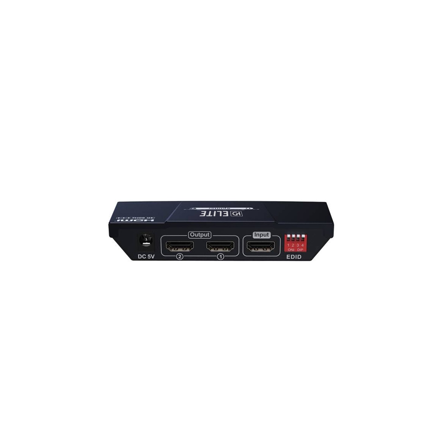 GRATHTEK Splitter HDMI 2.0 Commutateur HDMI 1x4 Répartiteur HDMI pour Projecteur/HD TV/Lecteur Blu-Ray/ PS4 etc HDMI Splitter 4K@60Hz 