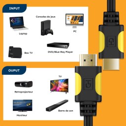 Appareils compatibles câble HDMI ClassicHD HDElite 1.4 - 1M